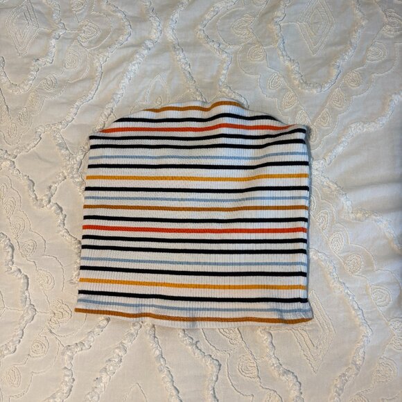 Garage Striped Tube Top - Picture 2 of 4